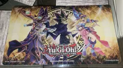 Yu-Gi-Oh! Dark Magician Dark Magician Girl Game Mat Official Playmat Preowned - Image 1