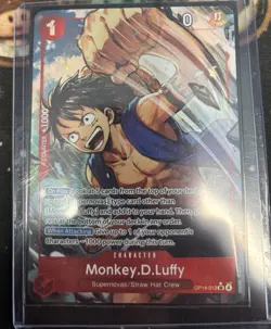 ONE PIECE TCG Monkey D. Luffy (Alt Art) OP14-013 SR The Azure Sea's Seven NM/M - Image 1