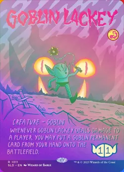 [MTG] Goblin Lackey (Foil) (Showcase) (1311) (SLD) NM - Image 1