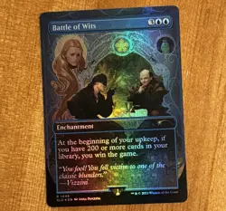 Battle of Wits, R 1446, NM Rainbow Foil MTG Secret Lair x Princess Bride SLD - Image 1