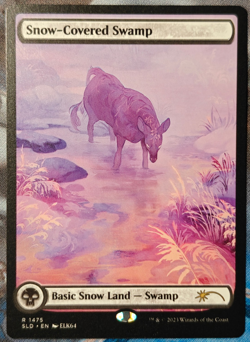 MTG Secret Lair Snow-Covered Swamp #1475 SLD Paradise Frost [UPick Foil/Reg] - Image 1