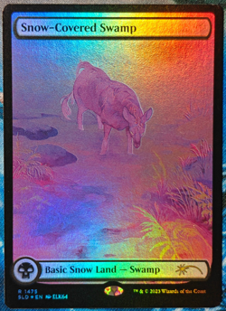 MTG Secret Lair Snow-Covered Swamp #1475 SLD Paradise Frost [UPick Foil/Reg] - Image 3