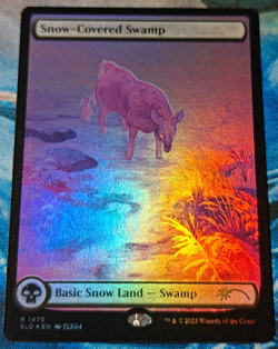 MTG Secret Lair Snow-Covered Swamp #1475 SLD Paradise Frost [UPick Foil/Reg] - Image 4