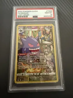 Pokemon TCG Gengar Lost Origin Trainer Gallery TG06/TG30 Holo Ultra Rare PSA 10 - Image 2