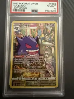 Pokemon TCG Gengar Lost Origin Trainer Gallery TG06/TG30 Holo Ultra Rare PSA 10 - Image 3