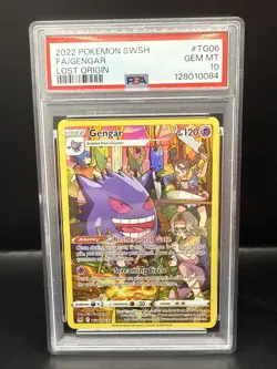 Pokemon TCG Gengar Lost Origin Trainer Gallery TG06/TG30 PSA 10 Gem Mint - Image 2
