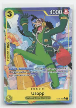 One Piece - Usopp (Full Art) Foil - Starter Deck 29: Egghead ST29-002 - NM - Image 1