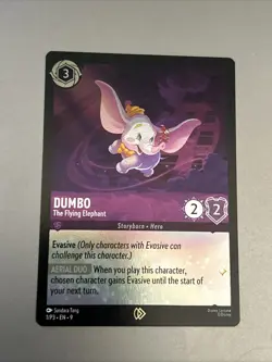 Disney Lorcana Dumbo The Flying Elephant Lorcana Promo Foil 1/P3 Very Rare! - Image 1