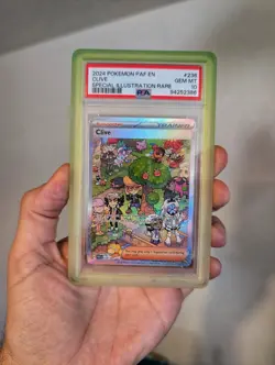Clive 236/091 Pokemon SV: Paldean Fates Special Illustration Rare Holo PSA 10 - Image 1