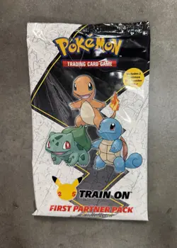 Pokemon TCG First Partner Pack KANTO - 25th Anniversary Train On Oversize Cards 820650809682 - Image 1