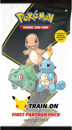 Pokemon TCG First Partner Pack KANTO - 25th Anniversary Train On Oversize Cards 820650809682 - Image 5