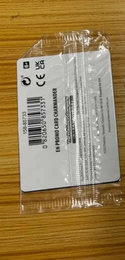 Pokemon TCG Charmander GameStop Exclusive Reverse Holo Promo Card 004/165 Sealed - Image 2