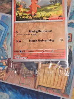 Pokemon TCG Charmander GameStop Exclusive Reverse Holo Promo Card 004/165 Sealed - Image 3