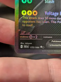 Zekrom Ex 172/086 Black Bolt Pokemon TCG English Mint Condition - Image 5