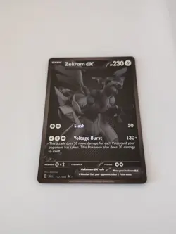 Pokemon Zekrom EX 172/086 Black Bolt Mint Condition - Image 1