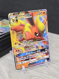 Pokemon Card TCG Flareon GX SM171 Sun & Moon Black Star Promo 2019 Full Art Holo - Image 1