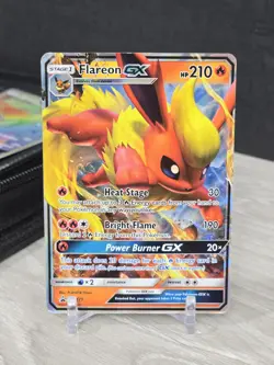 Pokemon Card TCG Flareon GX SM171 Sun & Moon Black Star Promo 2019 Full Art Holo - Image 3