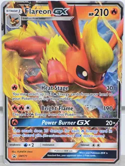 Pokemon Card TCG Flareon GX SM171 Sun & Moon Black Star Promo 2019 Full Art Holo - Image 5