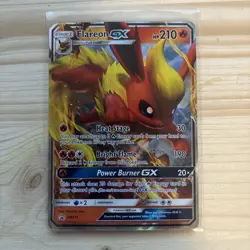 Pokemon Card Flareon GX SM171 Holo Black Star Promo Near Mint - Image 1