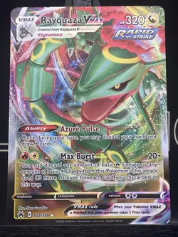 Rayquaza VMAX 102/159 Crown Zenith Holo Rare Holo Full Art Pokemon TCG 2023 NM - Image 1