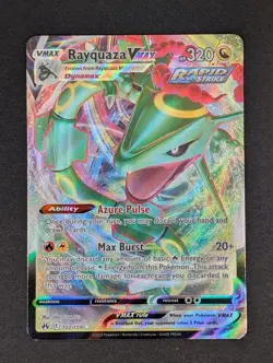 2023 Rayquaza VMAX 102/159 Pokemon TCG Crown Zenith NM - Image 1