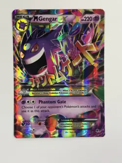 Pokemon TCG M Gengar EX 35/119 Phantom Forces Ultra Rare Holo Moderately Played - Image 1