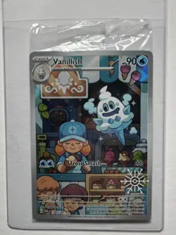 Vanillish 190/182 Holiday 2025 Snowflake Stamp Promo SEALED Pokemon TCG Card - Image 1