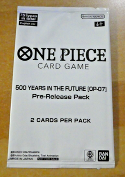 ONE PIECE CARD ENGLISH PROMO RARE PRE-RELEASE PACK X1 OP-07 BOOSTER SEALED MINT - Image 1