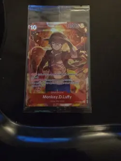 SEALED Promo One Piece CARD Treasure Booster Monkey.D.Luffy ST10-006 - Image 3