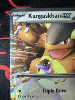 Kangaskhan Ex SVP 055 Black Star Promo Double Rare Pokemon Card NM Near Mint - Image 3