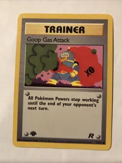 Pokemon TCG Goop Gas Attack 78/82 1st Edition Team Rocket NM Card - Image 1