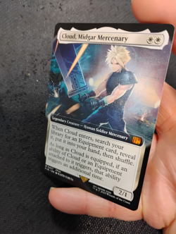 MTG Final Fantasy English Cloud, Midgar Mercenary Extended Art 0427 Non-Foil - Image 2