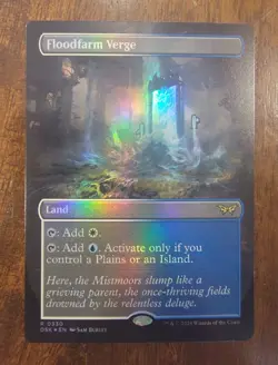 Floodfarm Verge | NM | FOIL | Borderless | Duskmourn | DSK #330 | MTG - Image 1