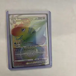 Dragonite VSTAR 081/078 Full Art Rainbow Secret Rare Pokemon GO Pokemon Card TCG - Image 3