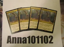 Ravnica Allegiance. Rare. Plaza of Harmony x4 MTG 4x Land - Image 1