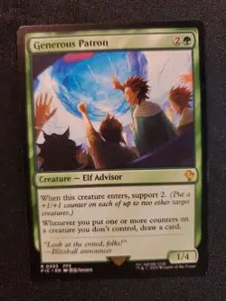 Generous Patron - FIC 0305 NM - Final Fantasy MTG Magic the Gathering - Image 1