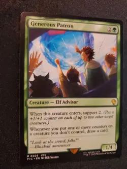 Generous Patron - FIC 0305 NM - Final Fantasy MTG Magic the Gathering - Image 2