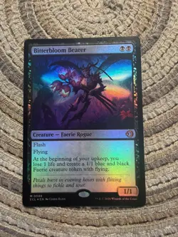 BITTERBLOOM BEARER FOIL - Mythic - ECL Lorwyn Eclipsed MTG #0088 - Image 1