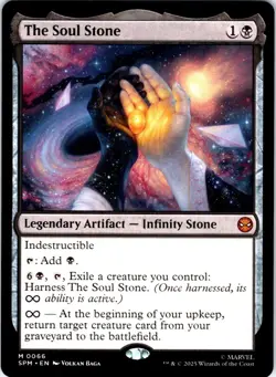 The Soul Stone 66 Marvel's Spider-Man NM MTG - Image 1