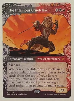The Infamous Cruelclaw Showcase - Mythic - Bloomburrow MTG Magic the Gathering - Image 1