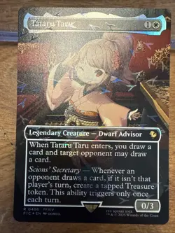 Mtg Tataru Taru (Borderless) (Chocobo Track Foil) Commander: Final Fantasy Mint - Image 1