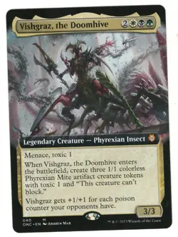 MTG Vishgraz The doomhive Borderless Phyrexia All be One Magic The gathering TCG - Image 1
