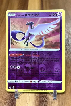 Galarian Articuno 063/203 Reverse Holo Rare Evolving Skies Pokemon Card NM - Image 1