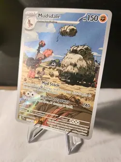 Pokemon TCG Mudsdale Illustration Rare 175/162 Temporal Forces NM- - Image 1