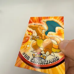 Charizard #06 Topps TV Animation Edition Black Logo 1999 Pokemon TCG MINT/NM - Image 3