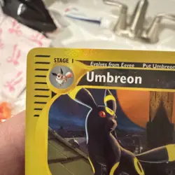 Pokemon Umbreon Aquapolis Reverse Holo Rare 41/147 LP Condition See Pictures - Image 5