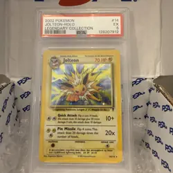 2002 Pokemon Jolteon Legendary Collection Holo PSA 5 - Image 1