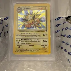 2002 Pokemon Jolteon Legendary Collection Holo PSA 5 - Image 3