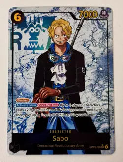Sabo OP13-120 Secret Rare Alternate Art Carrying On His Will One Piece TCG - Image 1