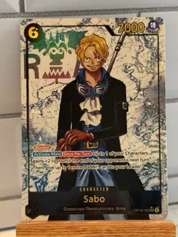 Sabo OP13-120 (Alt Art) One Piece Carry On His Will TCG NM English OP13 - Image 1
